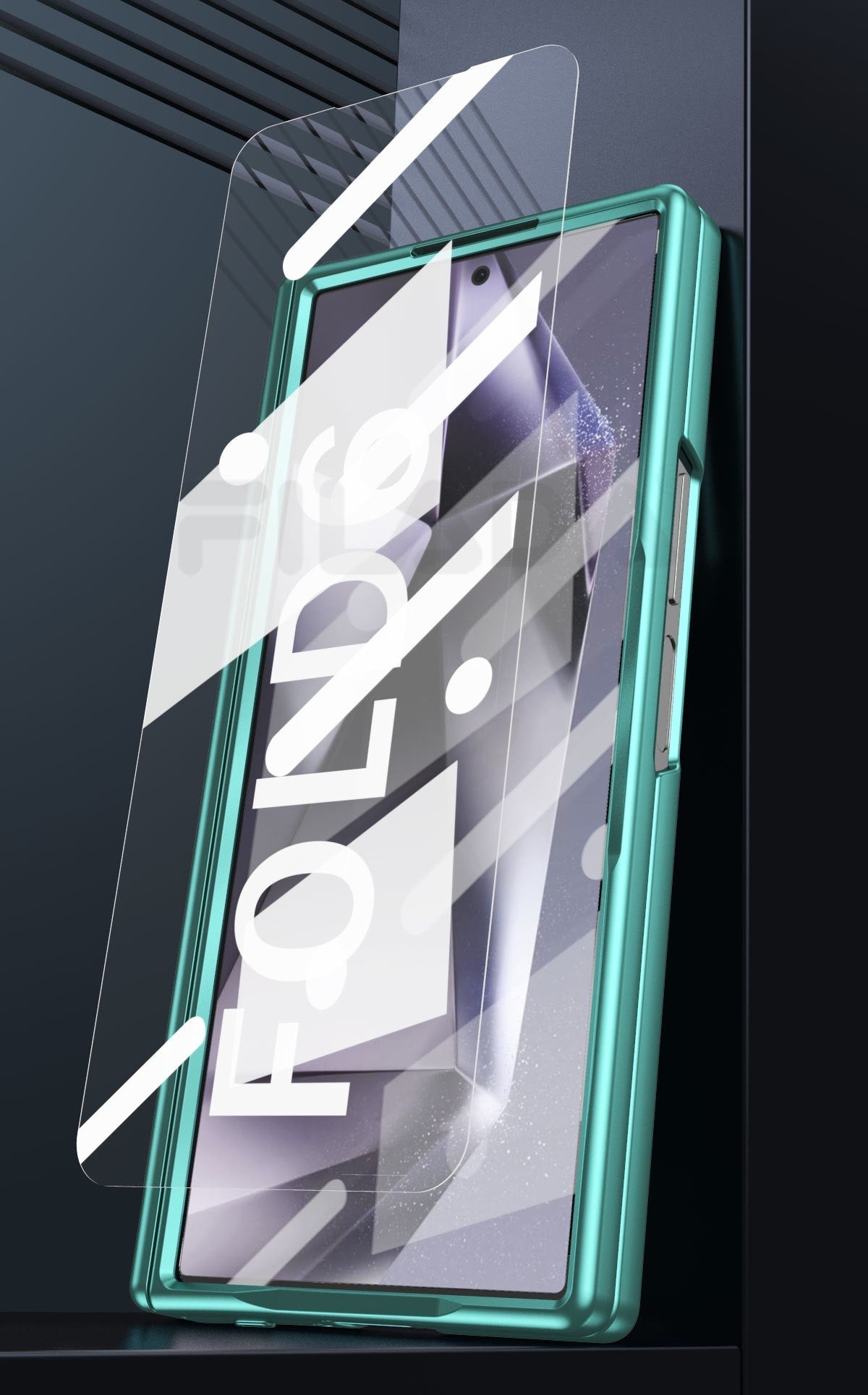 MechaClear Z Fold 6, 5, 4, 3 Electroplated Hinge Case