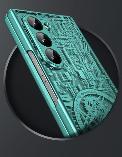 MechaClear Z Fold 6, 5, 4, 3 Electroplated Hinge Case