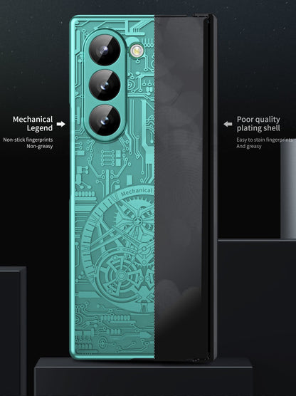 MechaClear Z Fold 6, 5, 4, 3 Electroplated Hinge Case