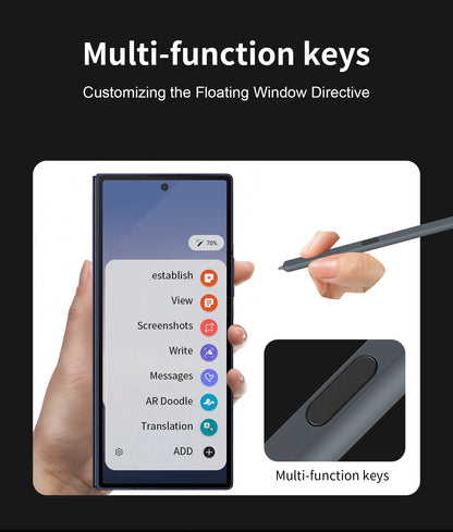 SlimTouch Electromagnetic S Pen with Adhesive Pen Slot for Z Fold 7/6/5/4