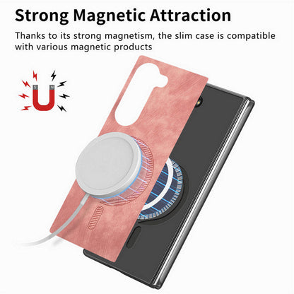 SlimMag Z Fold 6, 5, 4 Magnetic Leather Case