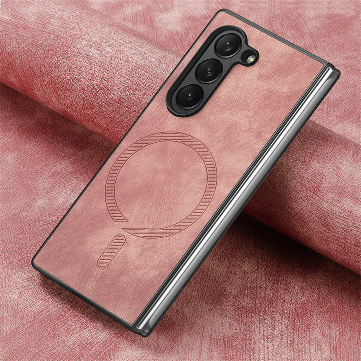 SlimMag Z Fold 6, 5, 4 Magnetic Leather Case