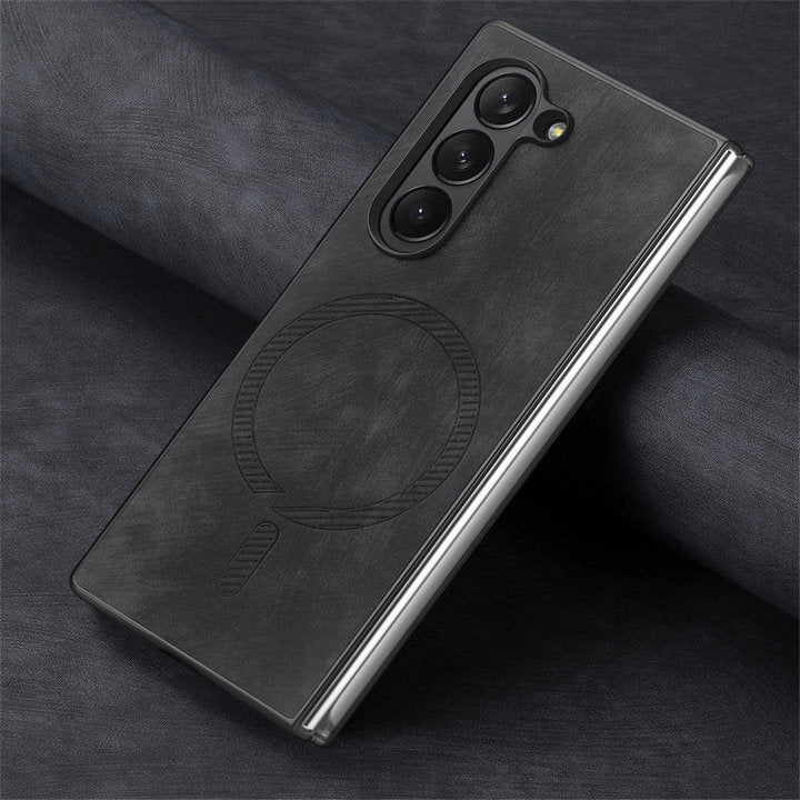 SlimMag Z Fold 6, 5, 4 Magnetic Leather Case