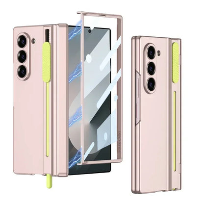 MagCore Ultra-Slim Shield Z Fold 7, 6, 5 - Magnetic Hinge & Stylus Holder Case