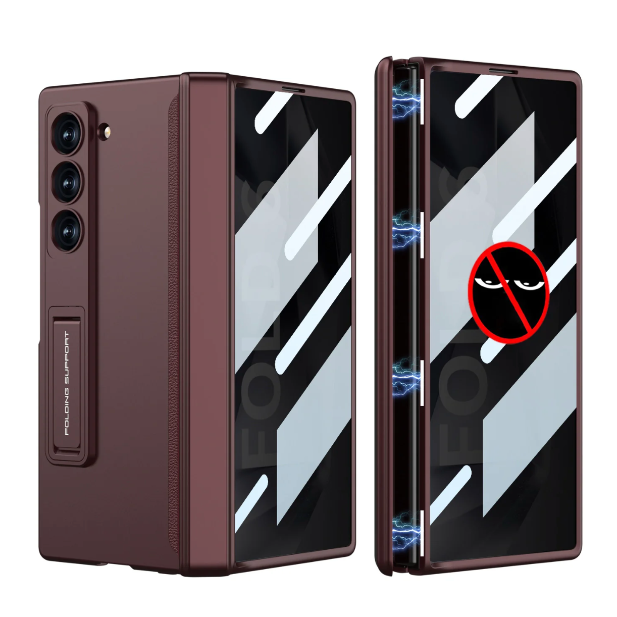 MagShell Z Fold 7/6 Case 360° Full Protection ,Magnetic Hinge, Anti-Peep