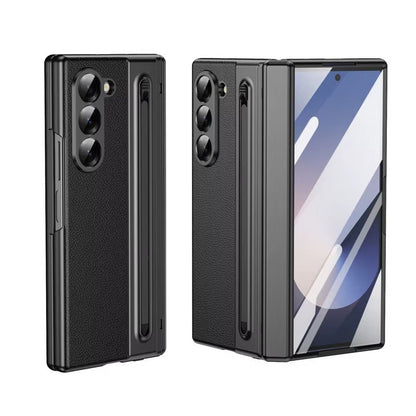 SlimPen Leather – Ultra-Slim Z Fold 7 S Pen Slot & Screen Protection Case