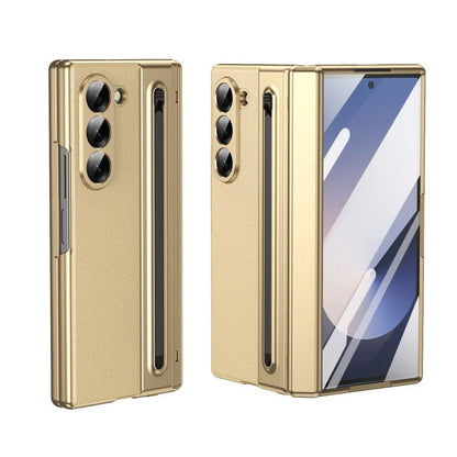 SlimPen Leather – Ultra-Slim Z Fold 7 S Pen Slot & Screen Protection Case