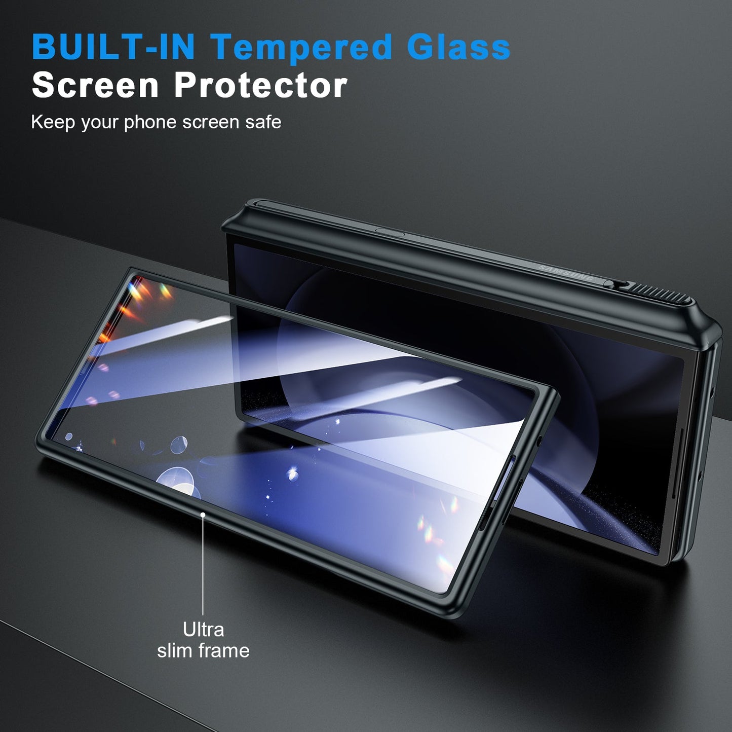 EcoGuard Z Fold 7, 6 & 5 Double Protection, Hidden Kickstand, MagSafe