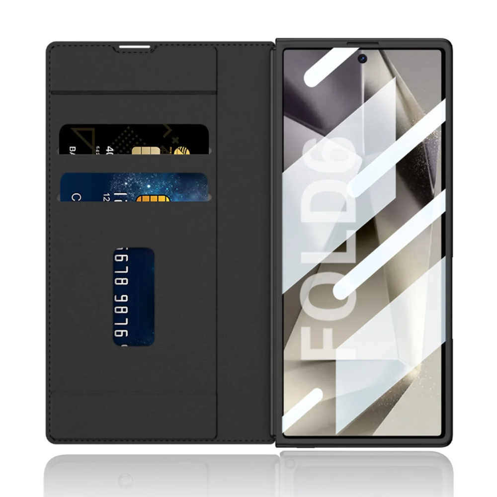 Armor Z Fold 7, 6, 5, 4 Wallet, Pen slot, Leather Case
