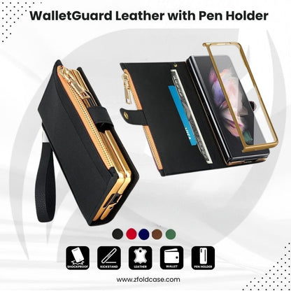 FlexiSecure Z Fold 6, 5, 4 RFID Blocking Wallet Case